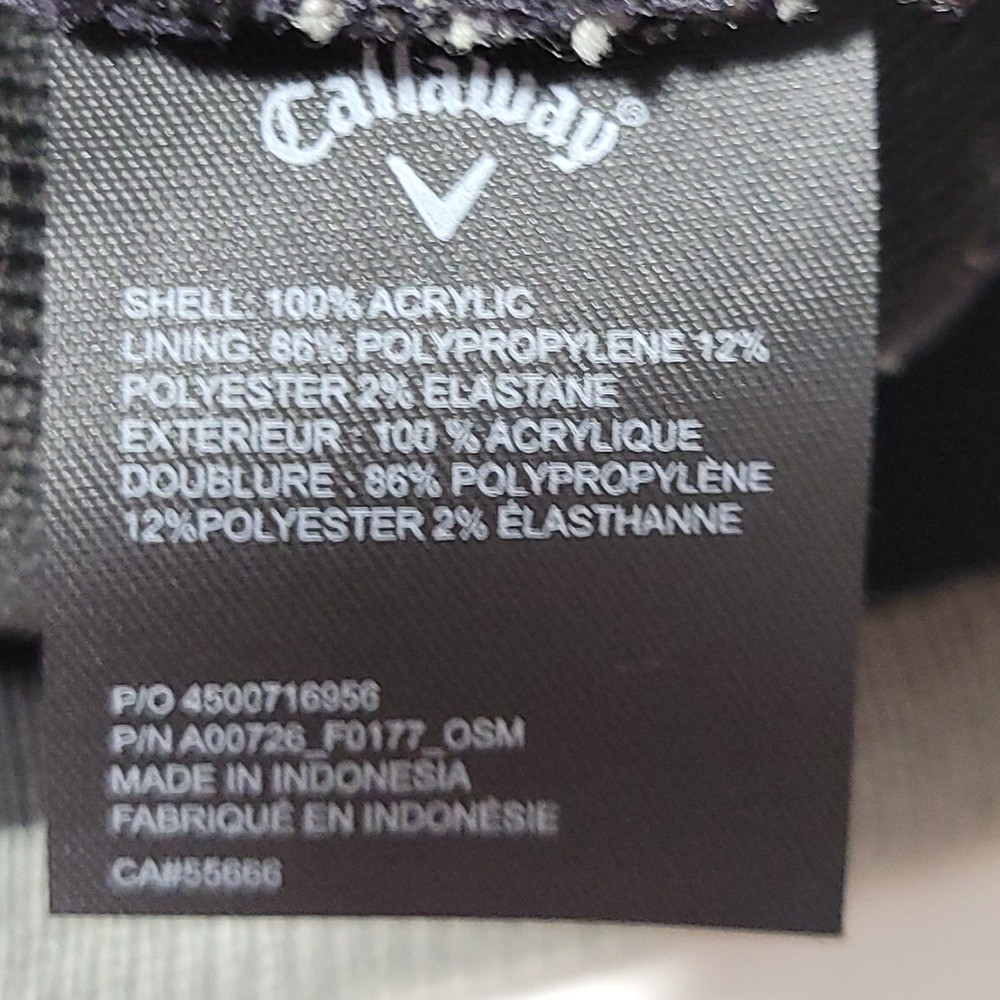 Callaway Beanie Hat Insulated Unisex Gray Knit Pom Golf Outdoor Winter Elements - Picture 10 of 10